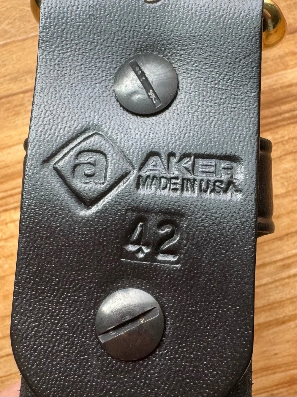 NRA Leather Belt 42